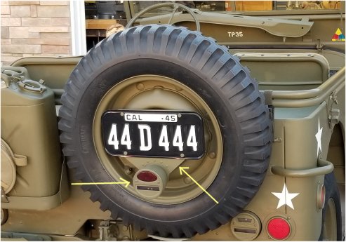 jeep willys license plate frame